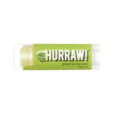 Hurraw! Organic Lip Balm Green Tea 4.8g